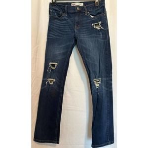 LEVIS 511 Slim Fit 27x27Jeans Regular 14/Distressed Denim Blue Jean *VINTAGE